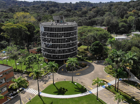 Representação visual do campus da UESC